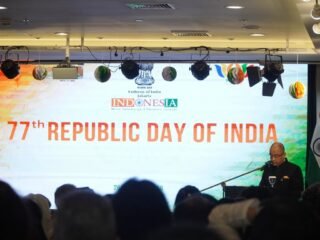 Kedutaan Besar India di Jakarta Peringati Hari Republik India ke-77