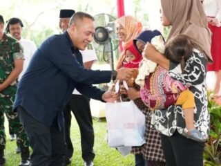 Di Tengah Bencana, Holding Perkebunan Nusantara melalui PalmCo Tetap Jalankan Program Pencegahan Stunting