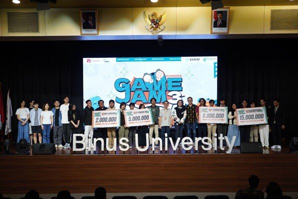 BINUS UNIVERSITY Jadi Tuan Rumah Garena Game Jam 3, Dorong Talenta Muda Ciptakan Inovasi Game Indonesia