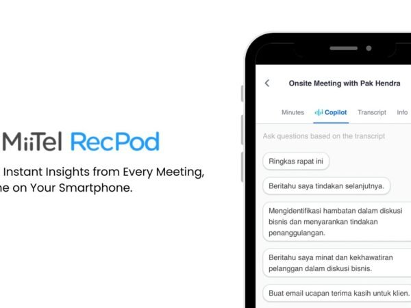 MiiTel RecPod Kini Dilengkapi Copilot, Temukan Insight Instan dari Rekaman Meeting di Smartphone