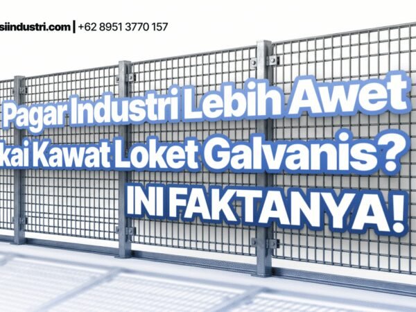 Pagar Industri Lebih Awet Pakai Kawat Loket Galvanis? Ini Faktanya