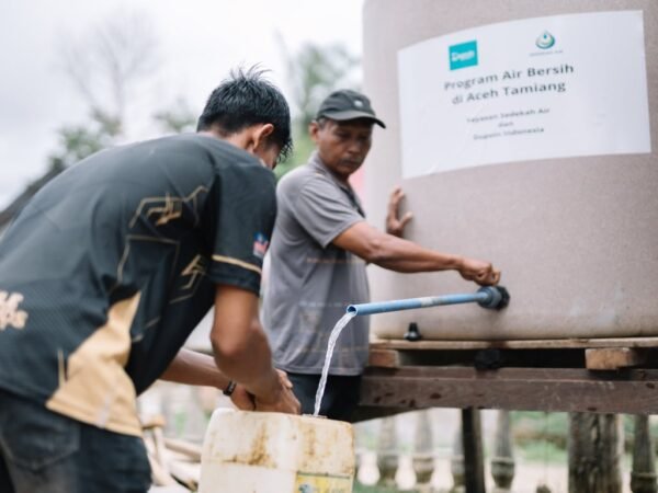 Program CSR Dupoin Sasar Akses Air Bersih bagi Warga Terdampak Banjir dan Longsor di Aceh Tamiang