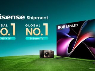 Hisense Memimpin Pengiriman Global TV 2025 No. 1 untuk Kategori 100 Inci ke Atas dan Laser TV