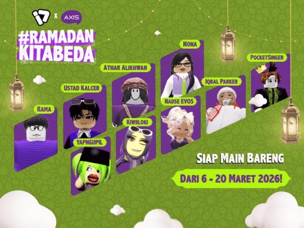 AXIS dan EVOS Hadirkan Pengalaman Ramadan Interaktif di Roblox Lewat Aktivasi #RamadanKitaBeda