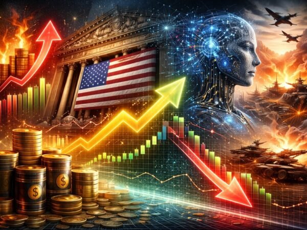 Pasar Global Mixed: Inflasi, AI, dan Geopolitik Tekan Wall Street