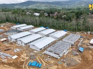 Kementerian PU Bangun 245 Unit Huntara di Kecamatan Batangtoru dengan Fasilitas Lengkap Layak Huni