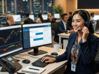 Broker Lokal dengan Layanan 24 Jam Customer Support di Indonesia