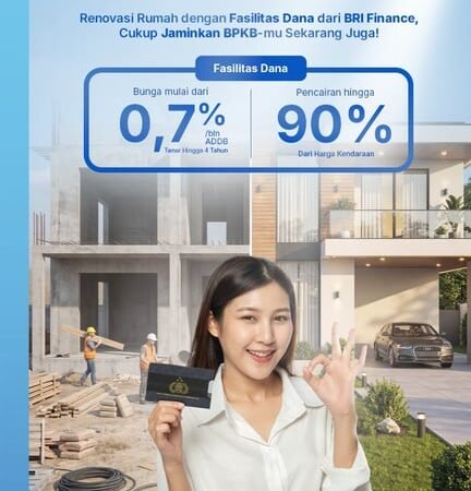 Tangkap Tren Renovasi Hunian,  BRI Finance Perluas Akses Pembiayaan Masyarakat yang Fleksibel