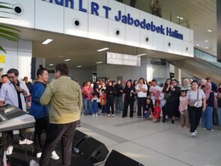 LRT Jabodebek "Music On Track", Hadirkan Pengalaman Perjalanan yang Lebih Seru di Stasiun Halim