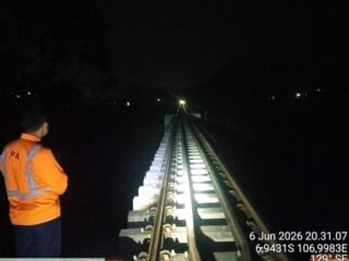 Keselamatan Prioritas Utama, KAI Daop 2 Bandung Pastikan Jalur Aman Pasca Gempa di Cianjur