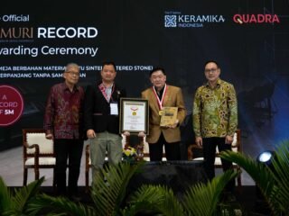 MENEGASKAN DOMINASI LOKAL, QUADRA DAN ROMAN HADIRKAN INOVASI MATERIAL BERSTANDAR GLOBAL