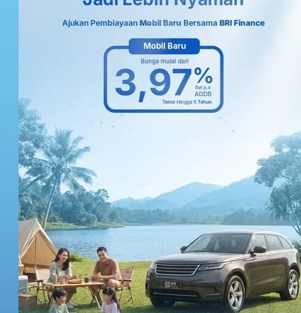 Perjalanan Keluarga Jadi Lebih Nyaman, BRI Finance Hadirkan Pembiayaan Mobil Baru dengan Bunga Mulai 3,97%