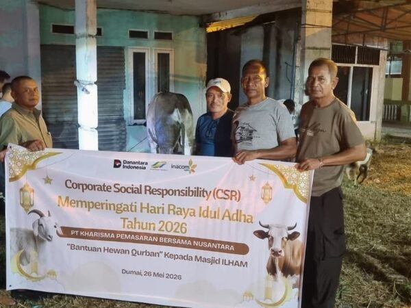 Holding Perkebunan Nusantara Tebar Manfaat Idul Adha, KPBN Unit Dumai Salurkan Hewan Kurban untuk Masyarakat